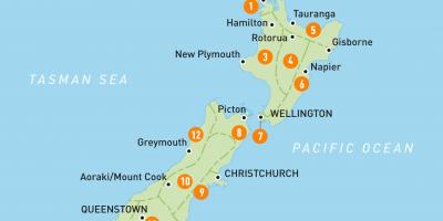 Auckland sa new zealand mapa