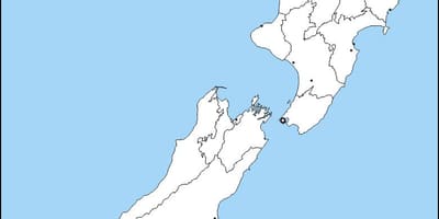 Mapa ng simpleng new zealand