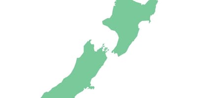 New zealand pagguhit ng mapa