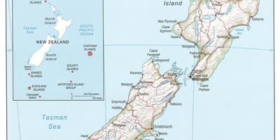 New zealand ilog mapa