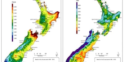 Mapa ng klima ng new zealand