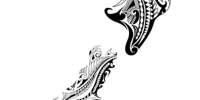 Mapa ng new zealand tattoo